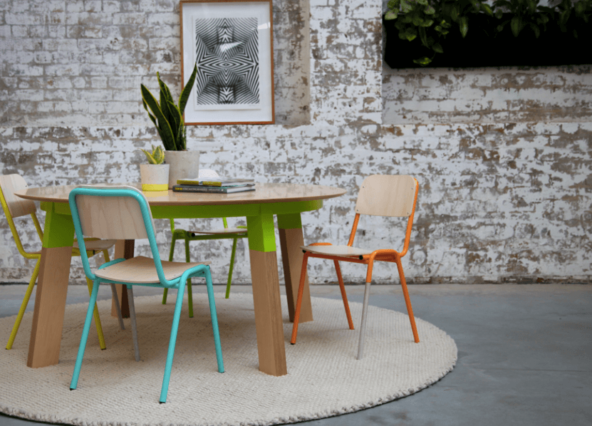 Two Design Lovers - The art of decorating with colour - dining set