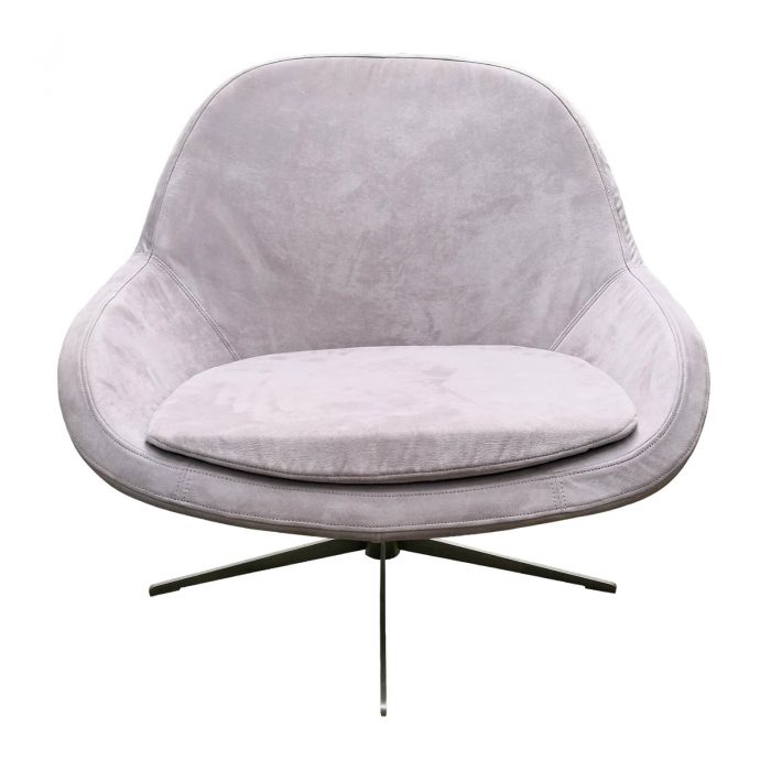 Two Design Lovers Bo Concept Veneto grey occasional swivel chair