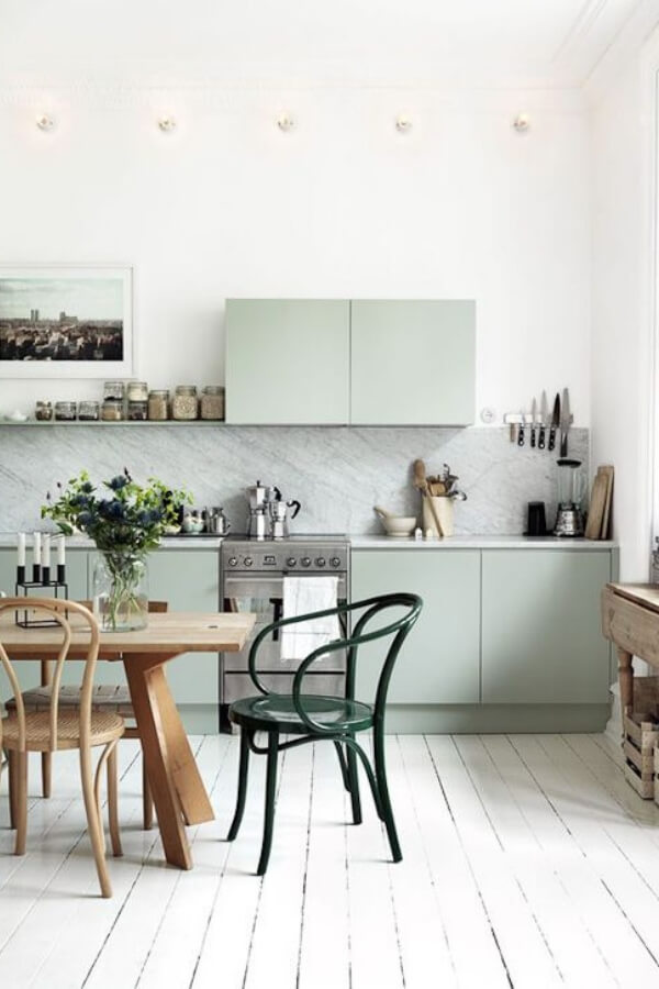 Two Design Lovers Sydney blog post casual dining room mint kitchen