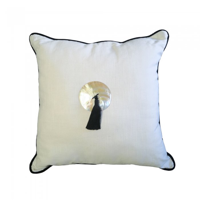 Two Design Lovers Bandhini Designs cushion tassel