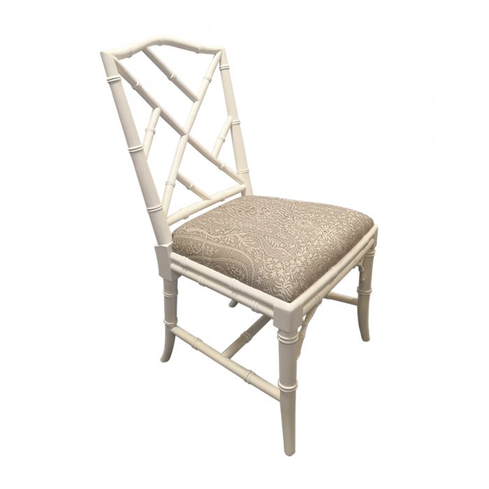 two design lovers bamboo dining chair angle