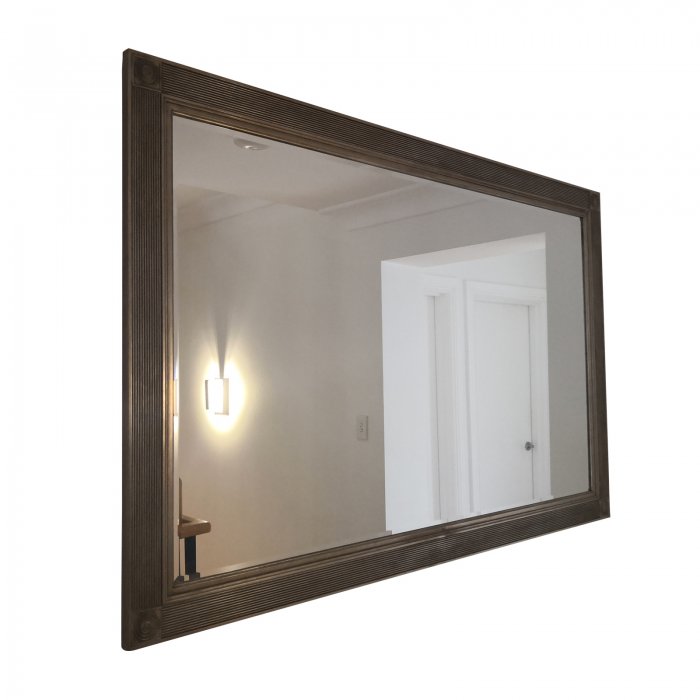 Bevel edge framed mirror