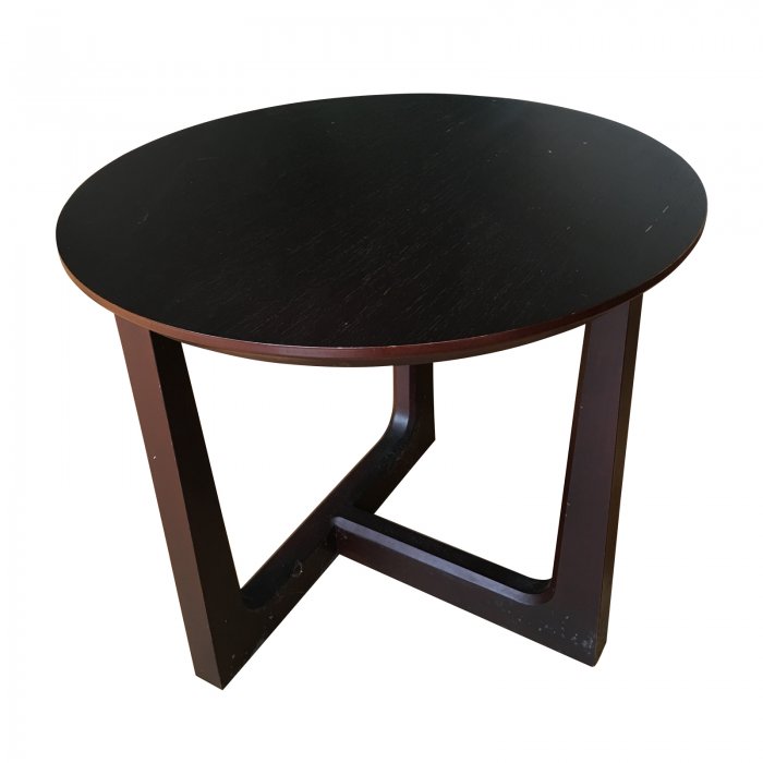 Fanuli Tobia Round Occassional Table in Wenge