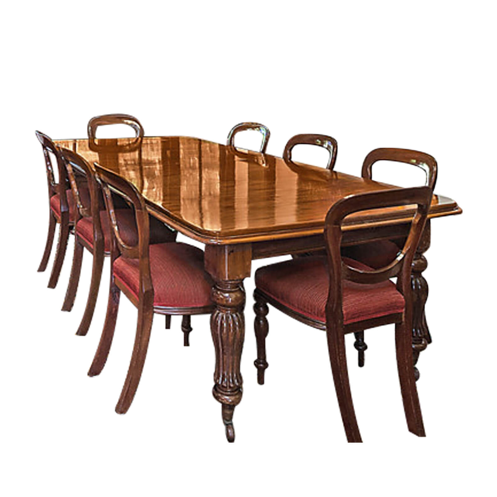 Mahogany Dining Table Chairs Two, Mahogany Dining Room Table And 8 Chairs