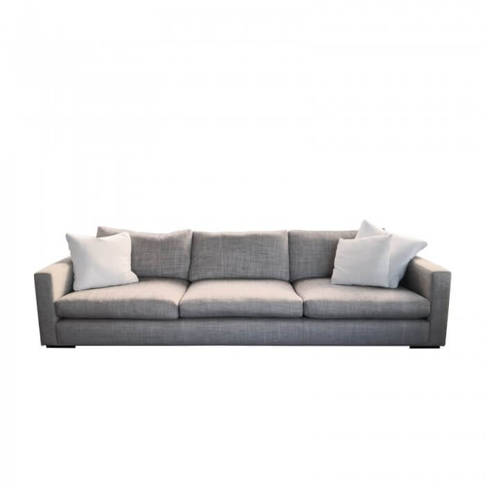 Second hand Jardan sofa in grey fabric
