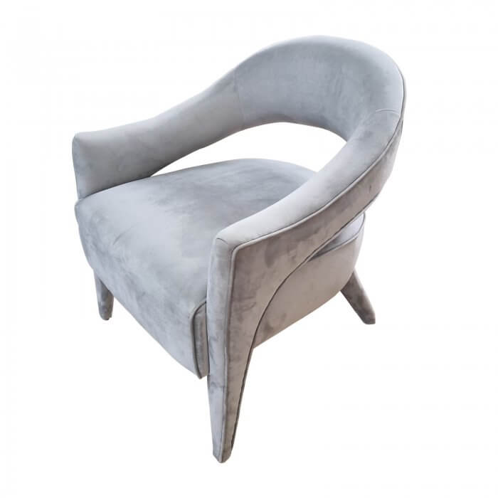 two design lovers Pair of Grey Accent Chairs hero