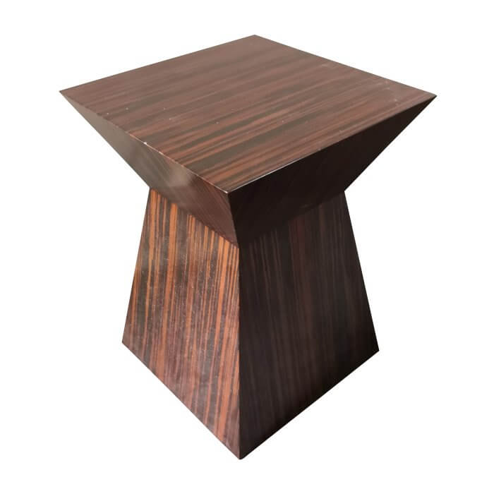 bolier macassar wood side tables