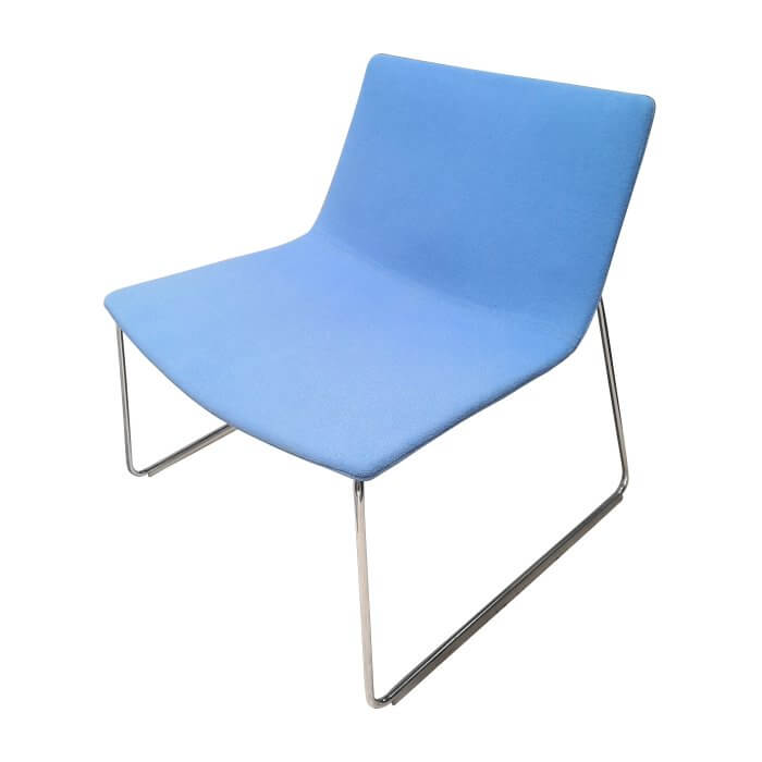 Arper Catifa 60 chair in blue, second hand