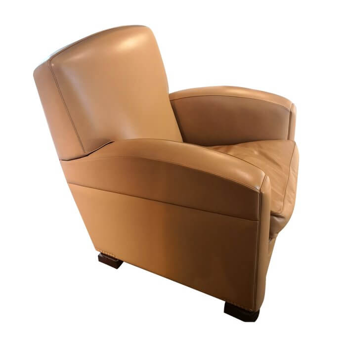 Poltrona Frau Tabarin leather armchair