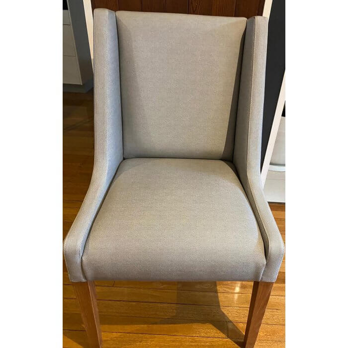 Two Design Lovers custom Hamptons style upholstered dining chairs