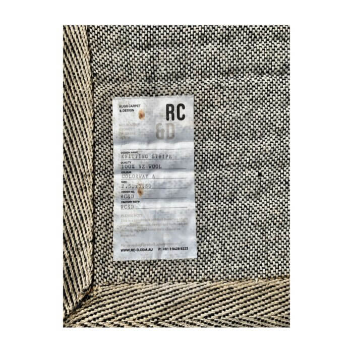 RC&D Knitting Stripe rug