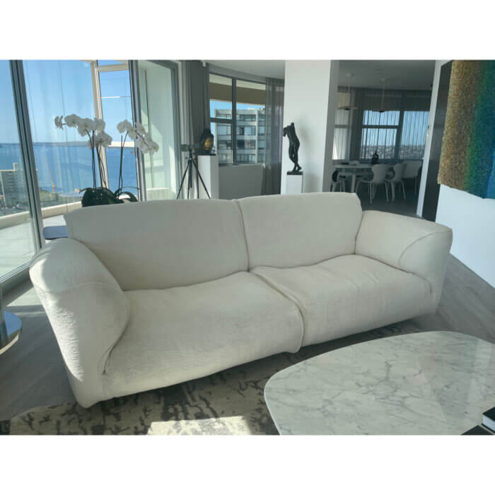 Edra Grande Soffice sofa and ottoman
