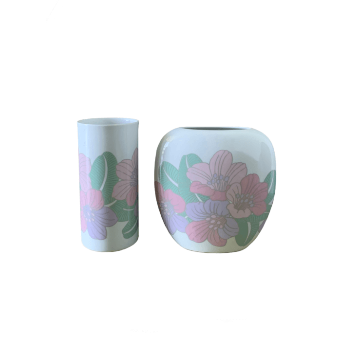Two Design Lovers Two Porcelain Vases, Rosenthal Germany