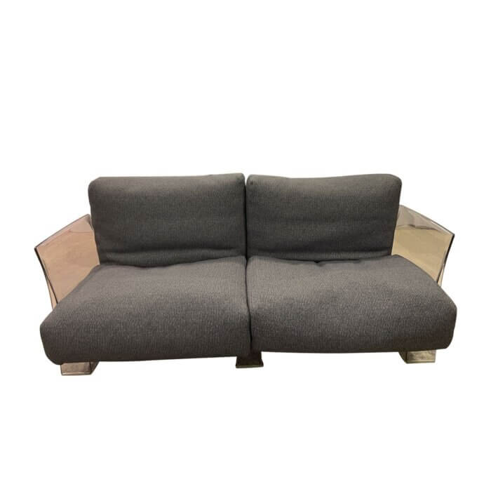 Kartell Pop Sofa, grey 2 seater
