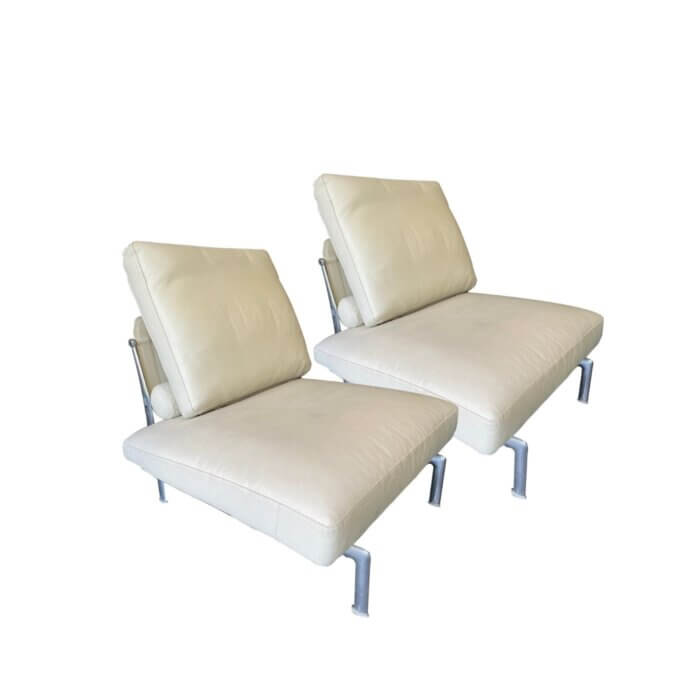 B&B Italia Diesis leather sofa chairs
