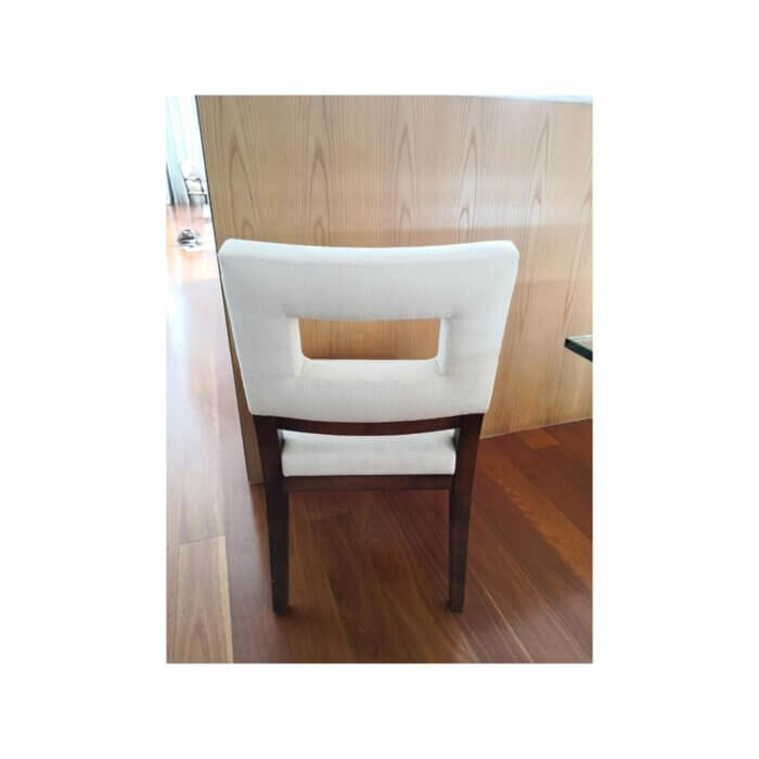 Phillip Silver Dining Chairs pair