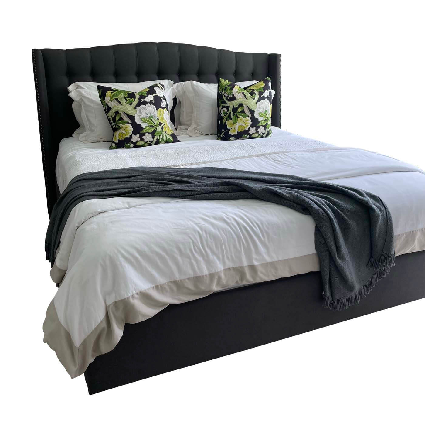 Heatherley Design Hamptons style king bed