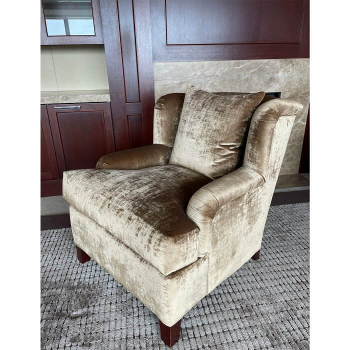 Ashco Albert velvet armchairs