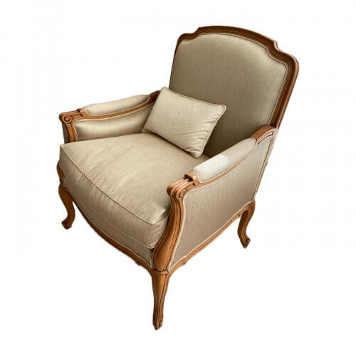 Two-Design-Lovers-French-Provicial-Occasional-Chair-with-Silk-Upholstery