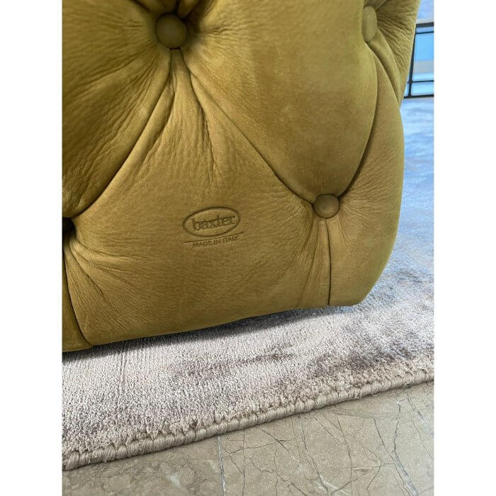 Baxter Chester Moon sofa, saffron nabuk