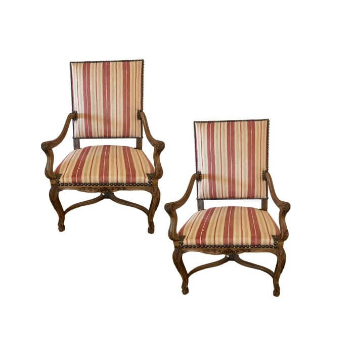 Country Trader antique Regency armchairs c1860