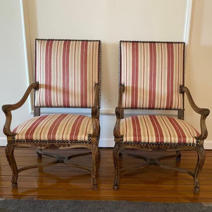 Country Trader antique Regency armchairs c1860