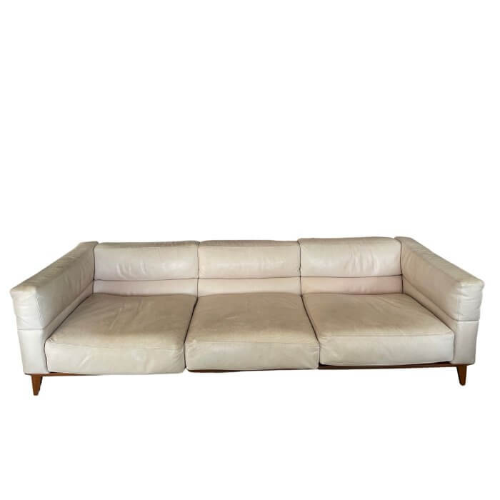 Giorgetti Ago Sofa, Aniline Leather (RRP c$22,000)
