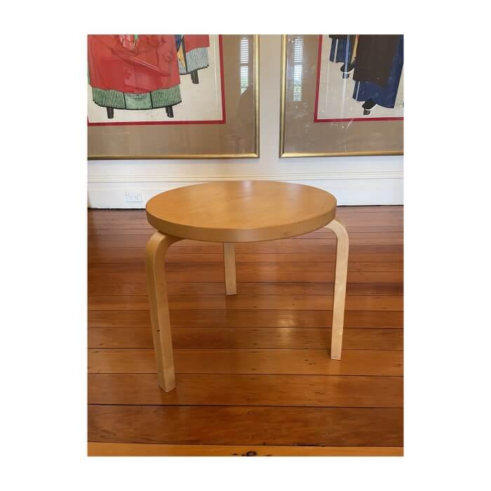 Alvar Aalto 90D Side Tables, pair (RRP $1,000 each)