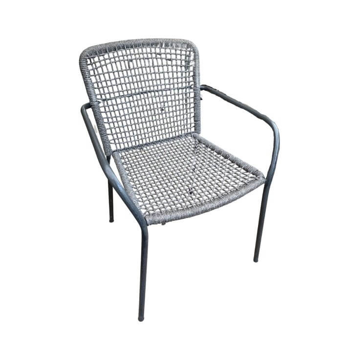 Two Design Lovers Grey-Rope-Outside-Chair