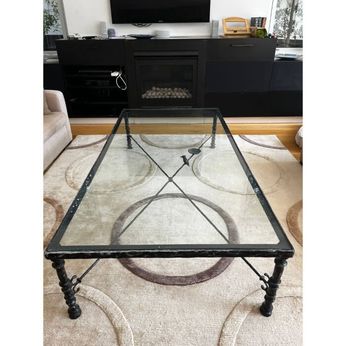 Two-Design-Lovers-Glass-and-wrought-iron-coffee-table