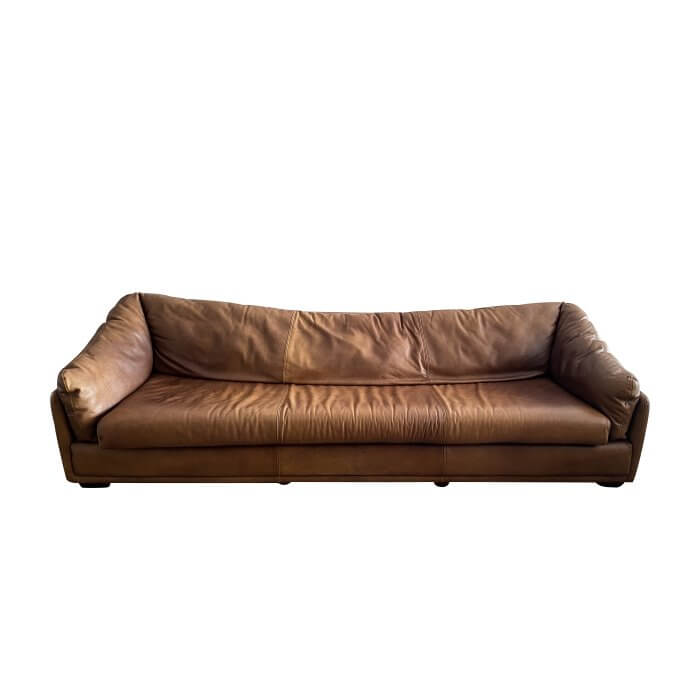 Leather 3 seater sofa