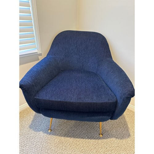 West Elm mid century style armchair