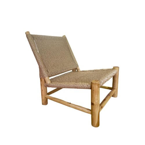 Woven Cord Lounge Chair, 2 available